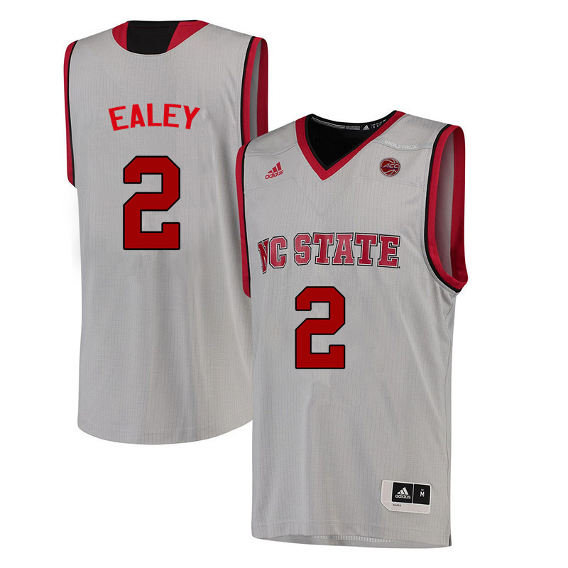 Men NC State Wolfpack #2 Kaila Ealey College Basketball Jerseys-White